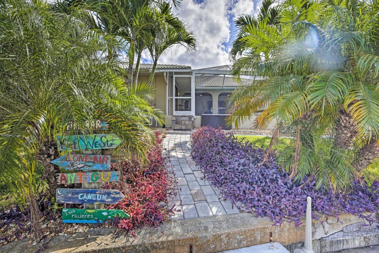 Canal Waterfront Home With Private Pool And Dock! 푼타고다 외부 사진